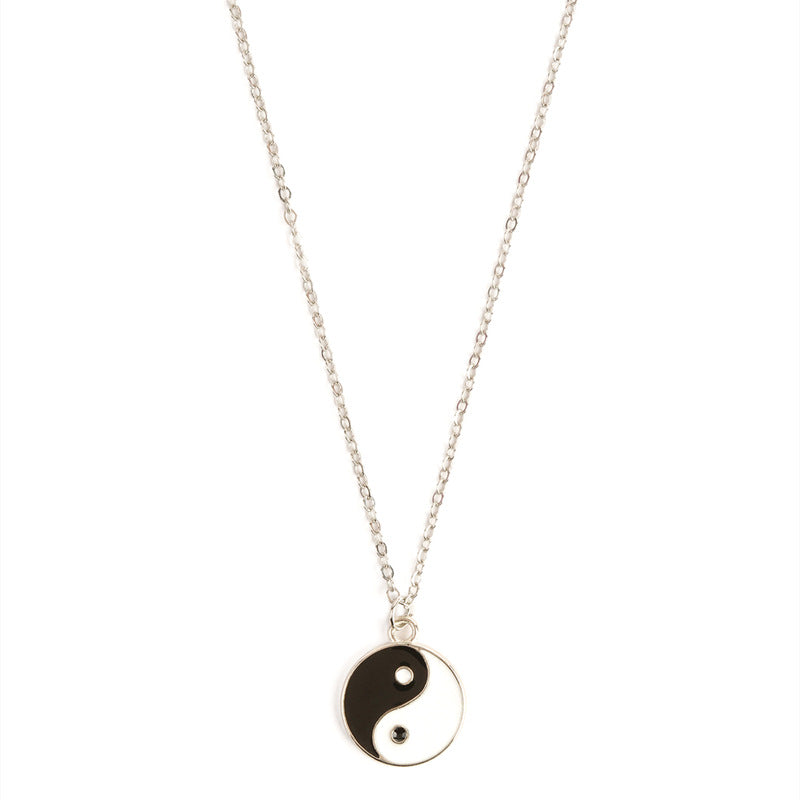 Nimara Ritual 2Pcs Yin Yang Harmony Balance Necklace Pendant