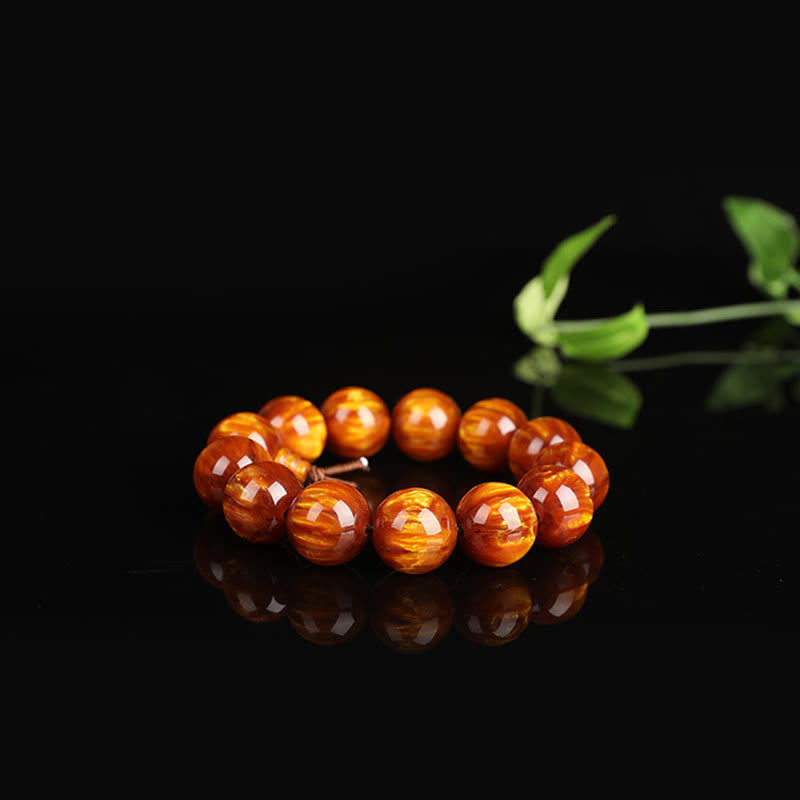 Nimara Ritual Golden Sea Willow Success Positive Bracelet Mala