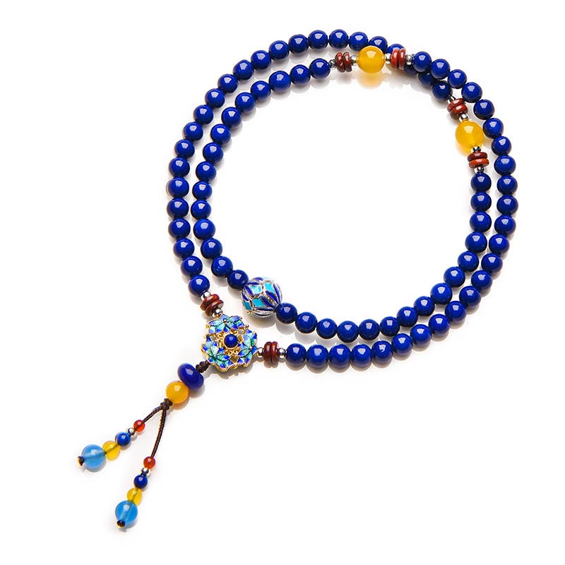 Nimara Ritual Lazurite Yellow Agate Positive Bracelet