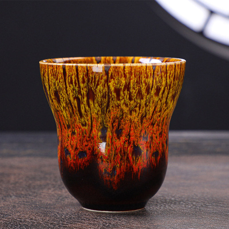 Nimara Ritual Vintage Kiln Change Design Ceramic Coffee Mug Tea Cup 150ml