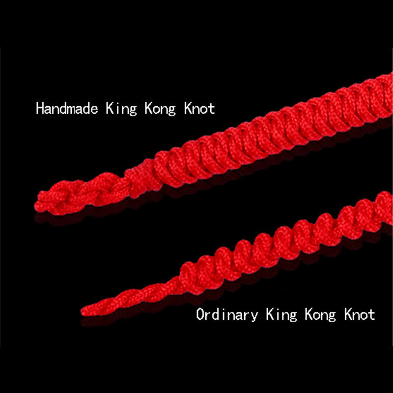 Nimara Ritual Tibetan Handmade Multicolored Thread King Kong Knot Strength Braid String Bracelet