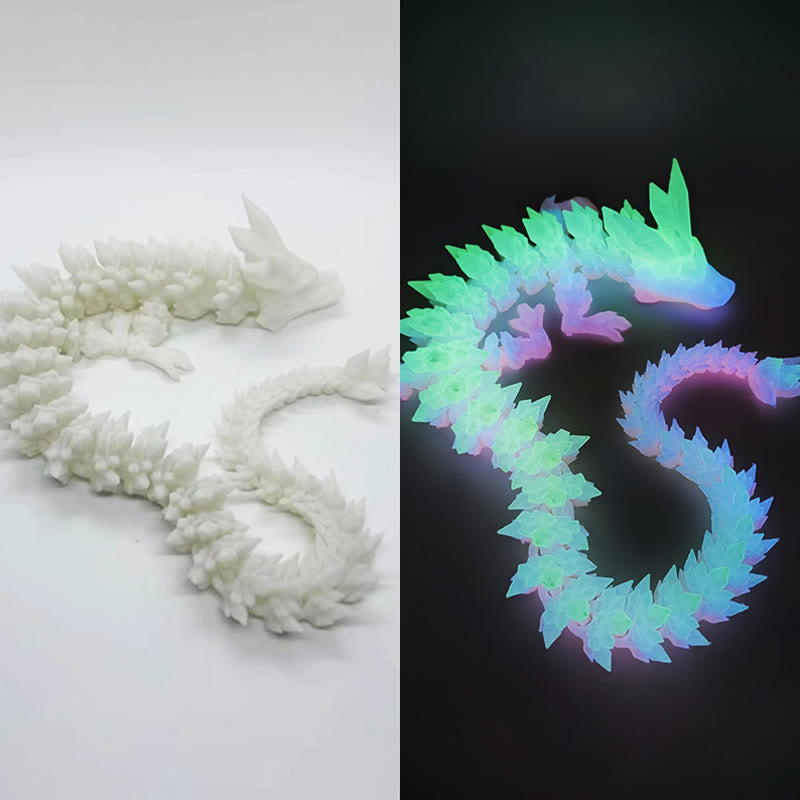 Nimara Ritual Feng Shui Dragon Luminous 3D Printed Dragon Luck Success Home Decoration