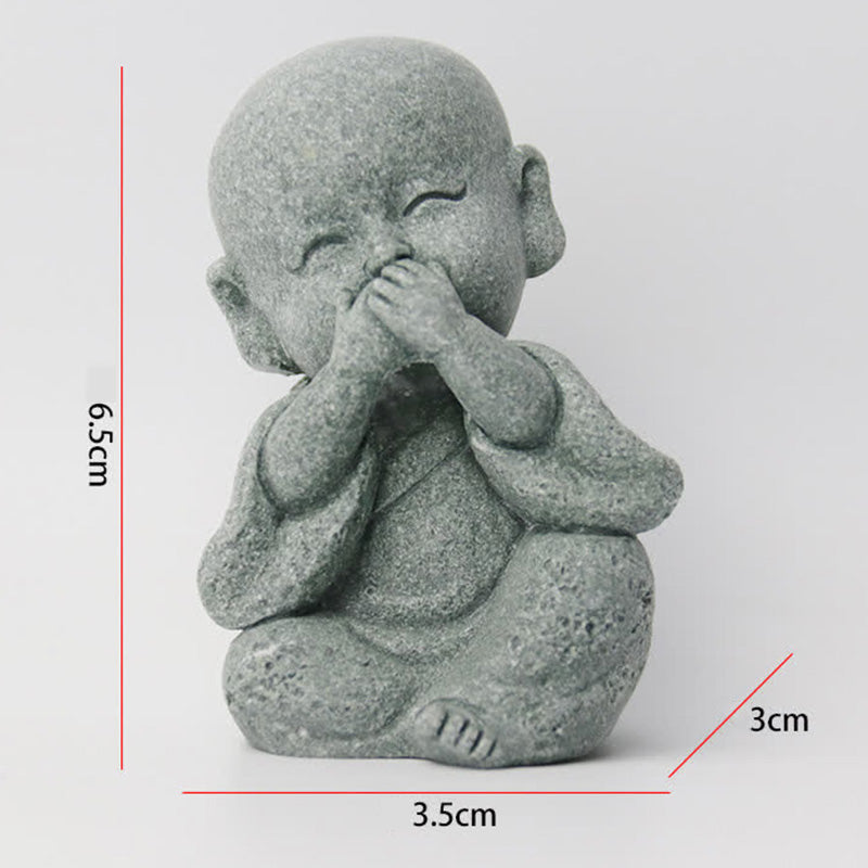 Nimara Ritual Meditation Prayer Monk Buddha Statue Serenity Home Decoration