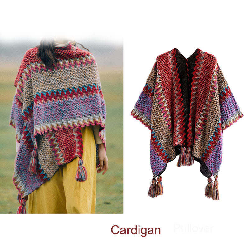 Nimara Ritual Tibetan Shawl Warm Cloak Tibetan Tassel Scarf
