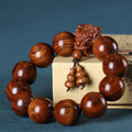Maintain Healing Energy Rosewood Dragon Carved Protection Bracelet