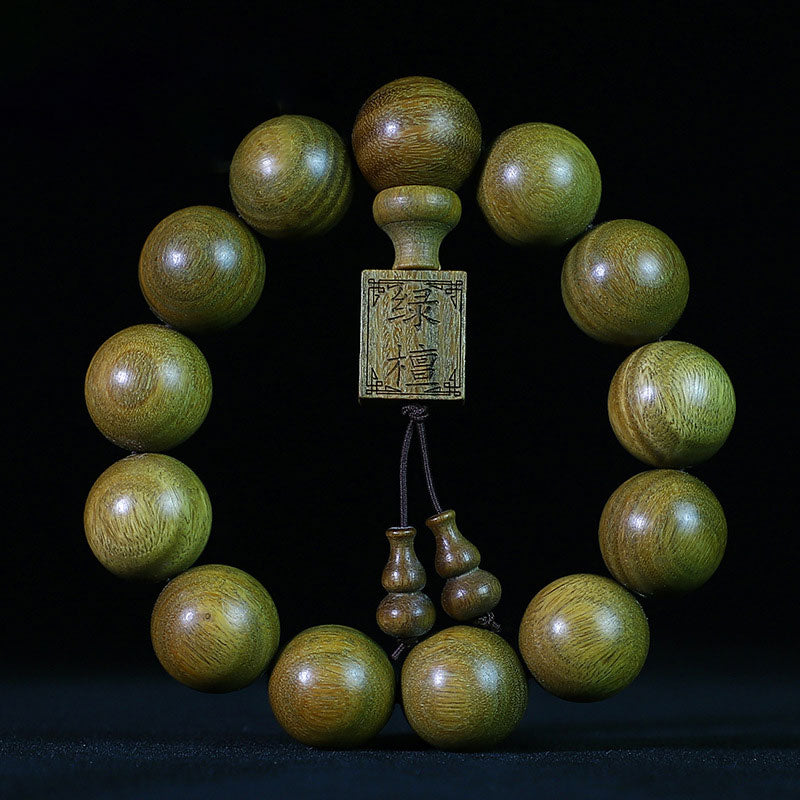 Nimara Ritual Tibetan Green Sandalwood Cure Bracelet