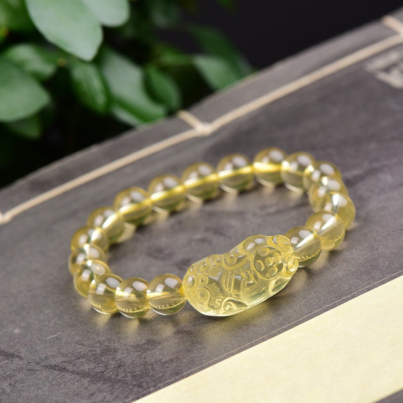 Nimara Ritual FengShui Citrine PiXiu Wealth Bracelet
