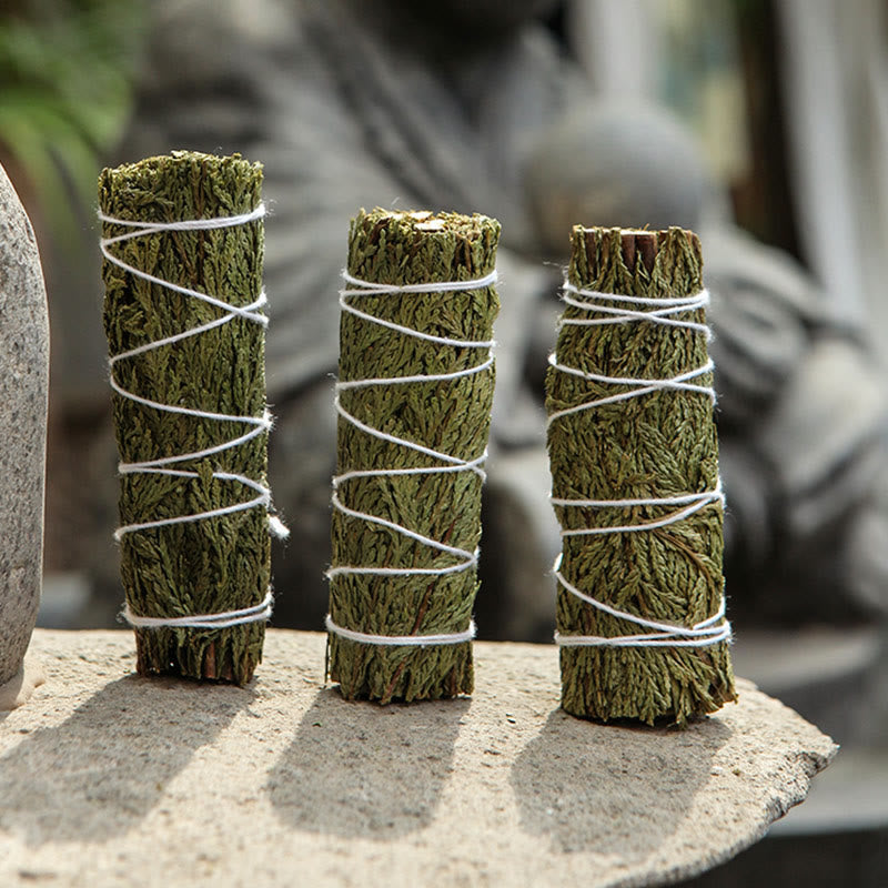 Nimara Ritual Cedar Smudge Stick for Home Cleansing Incense Meditation and Rituals Cedar Sticks Incense Wands