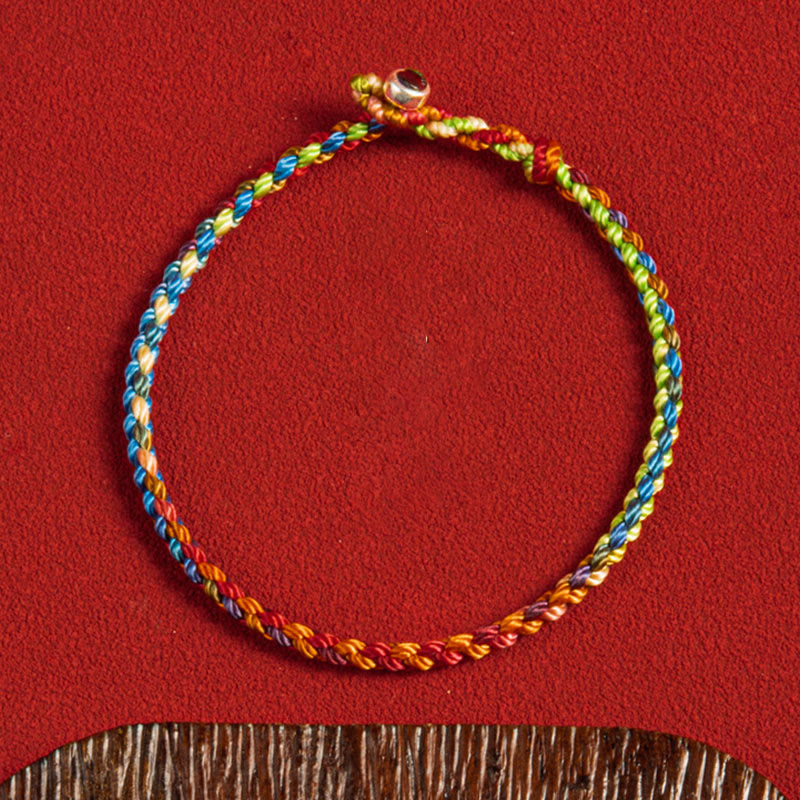 Nimara Ritual "May you be blessed with peace and safety in all four seasons" Lucky Multicolored Bracelet