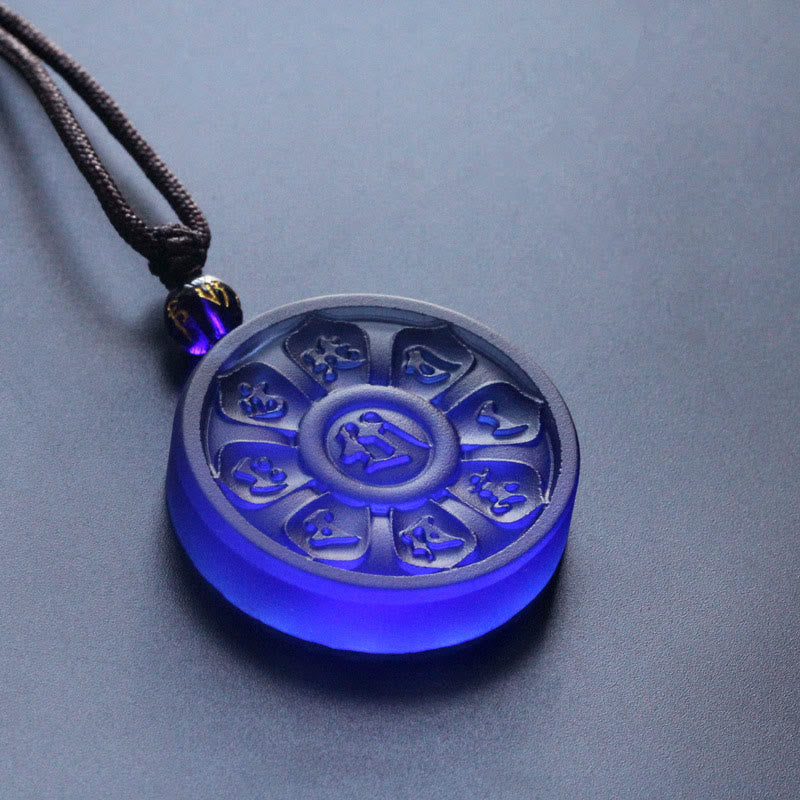 Nimara Ritual Liuli Manjusri Lotus Enlightenment Necklace