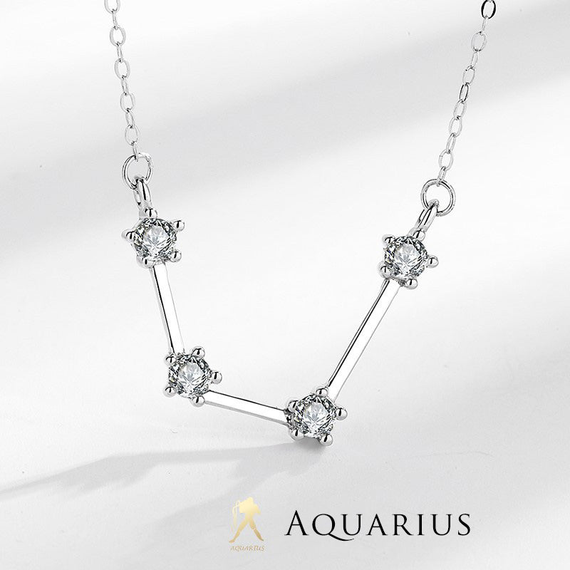 Nimara Ritual 925 Sterling Silver 12 Constellations of the Zodiac Astrology Blessing Necklace Pendant