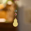 Nimara Ritual Wu Lou Gourd Fu Character Tai Sui Amulet Fortune Phone Hanging Decoration Key Chain