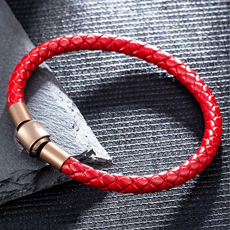 Nimara Ritual Vintage Leather Rope Luck Braid String Bracelet