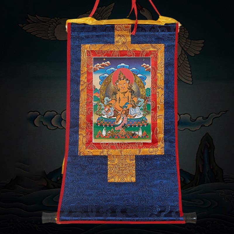 Nimara Ritual Tibetan Framed Thangka Blessing Protection Decoration