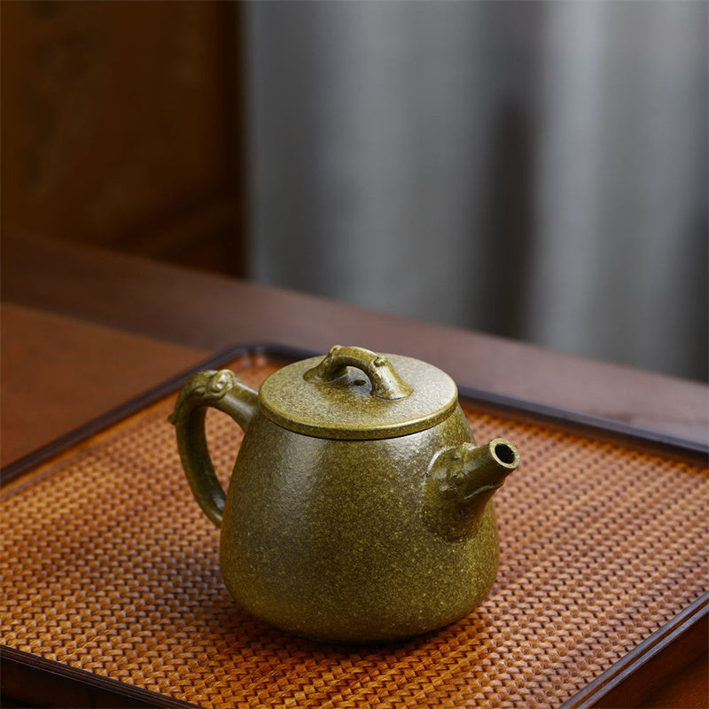 Nimara Ritual Yixing Semi-handmade Yellow Green Purple Clay Kung Fu Teapot 240ml