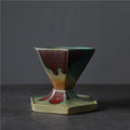 Nimara Ritual Hexagon Design Ceramic Tea Coffee Mug Coffee Cup With Base 170ml