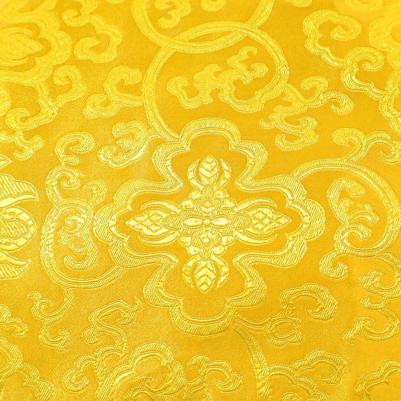 Nimara RitualPrayer Altar Flower Dragon Pattern Tibetan Auspicious Symbols Jacquard Mat