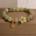 Success Jade Flower Fu Lucky Bracelet