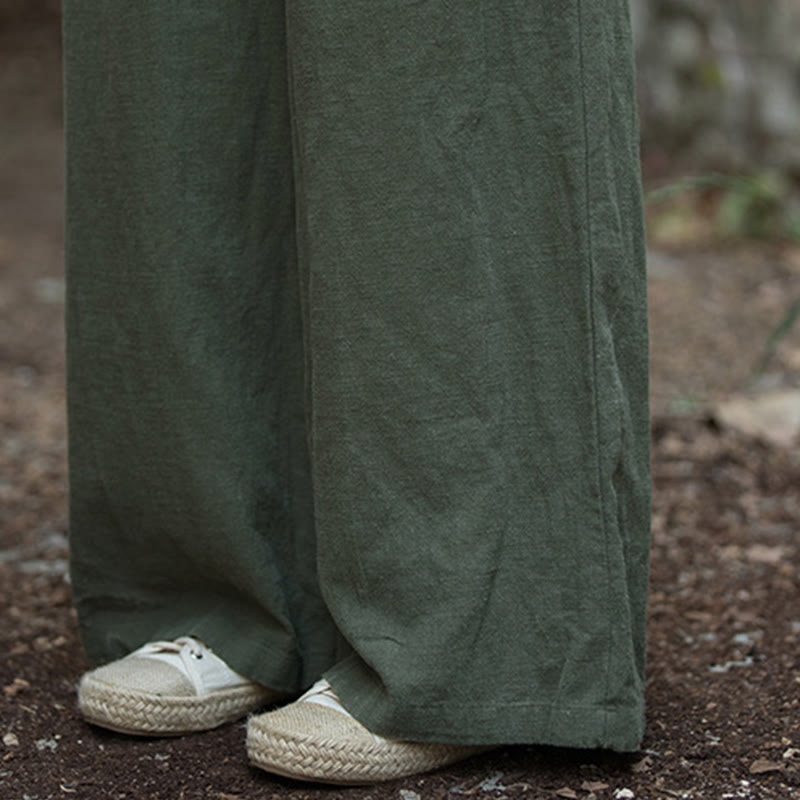 Nimara Ritual Retro Wide Leg Pants Casual Women's Yoga Pants With Pockets