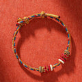 Nimara Ritual Handmade Dunhuang Color Luck Braid String Bracelet