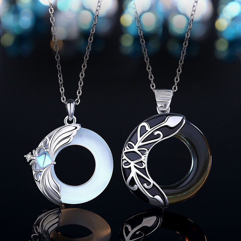 Nimara Ritual Love Wings Copper Luck Healing Necklace Pendant
