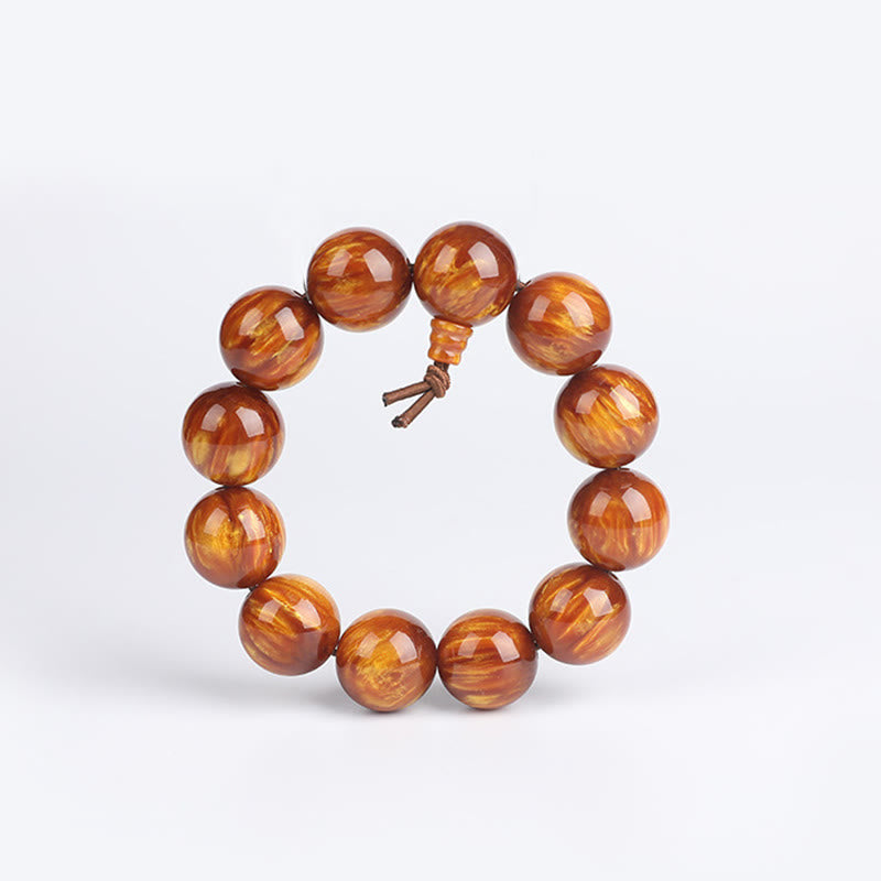 Nimara Ritual Golden Sea Willow Success Positive Bracelet Mala