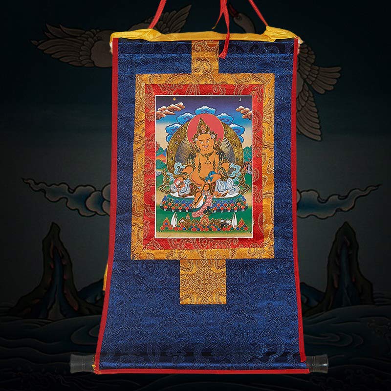 Nimara Ritual Tibetan Framed Thangka Blessing Protection Decoration