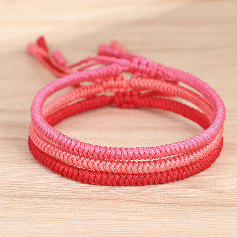 Nimara Ritual Tibetan 3Pcs King Kong Knot Protection Braided Bracelet