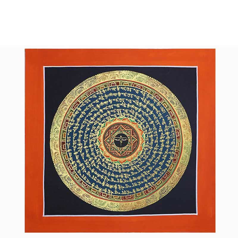 Nimara Ritual Tibetan Handmade Thangka Painting Spiritual Blessing Blind Box Random Color Pattern