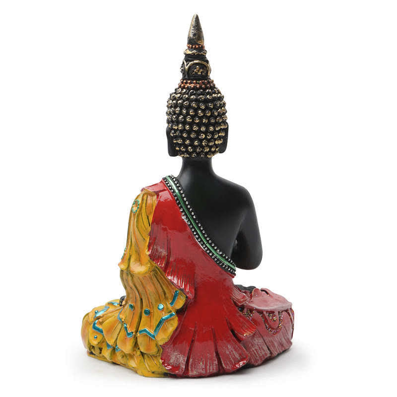Nimara Ritual Thai Buddha Serenity Resin Statue Decoration