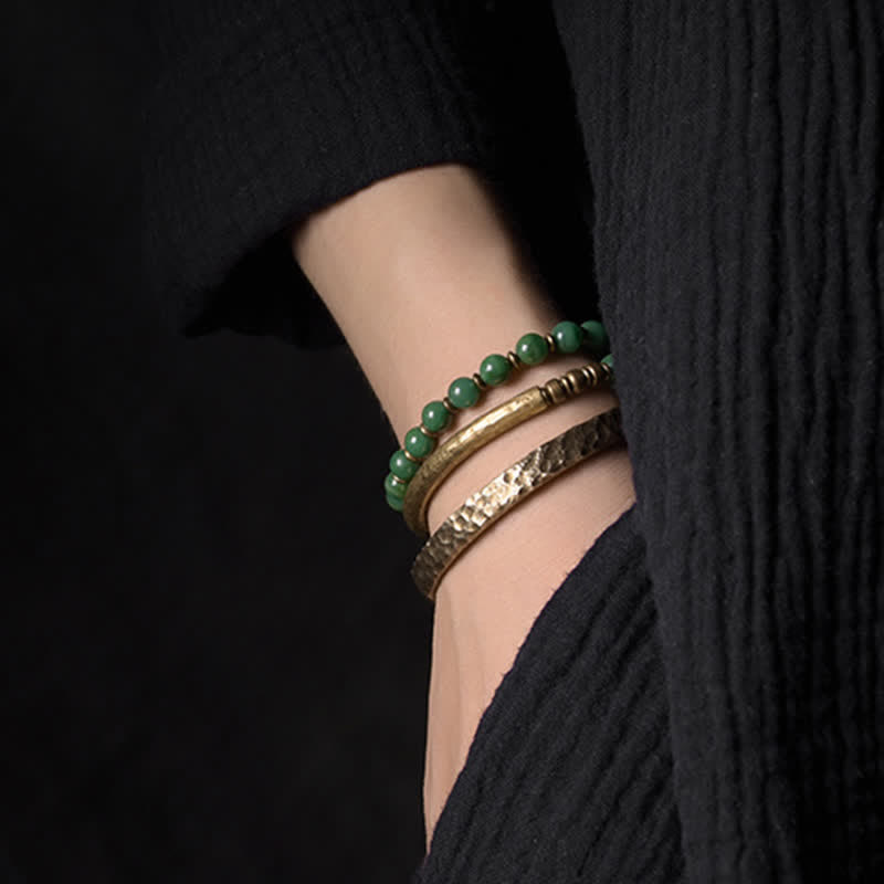 Nimara Ritual Simple Design Copper Wealth Cuff Bracelet