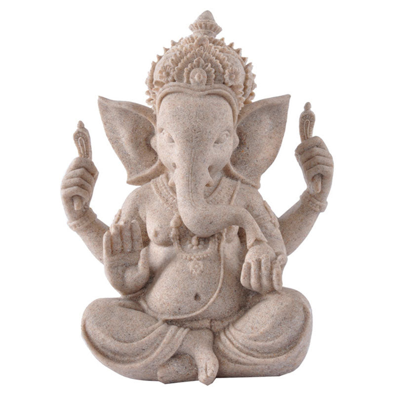 Nimara Ritual Ganesh Ganpati Elephant Statue Wealth Blessing Home Decoration
