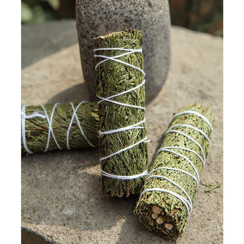 Nimara Ritual Cedar Smudge Stick for Home Cleansing Incense Meditation and Rituals Cedar Sticks Incense Wands