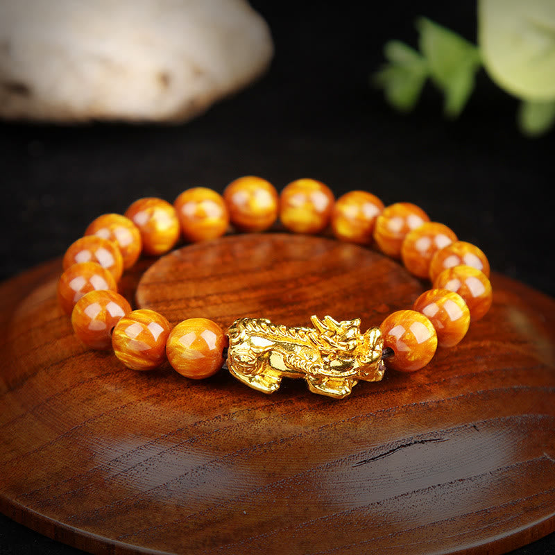 Nimara Ritual Lucky Golden Tiger Eye Abundant Pixiu Bracelet