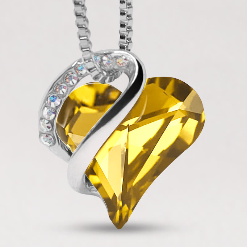Nimara Ritual Love Heart Birthstone Healing Energy Necklace Pendant