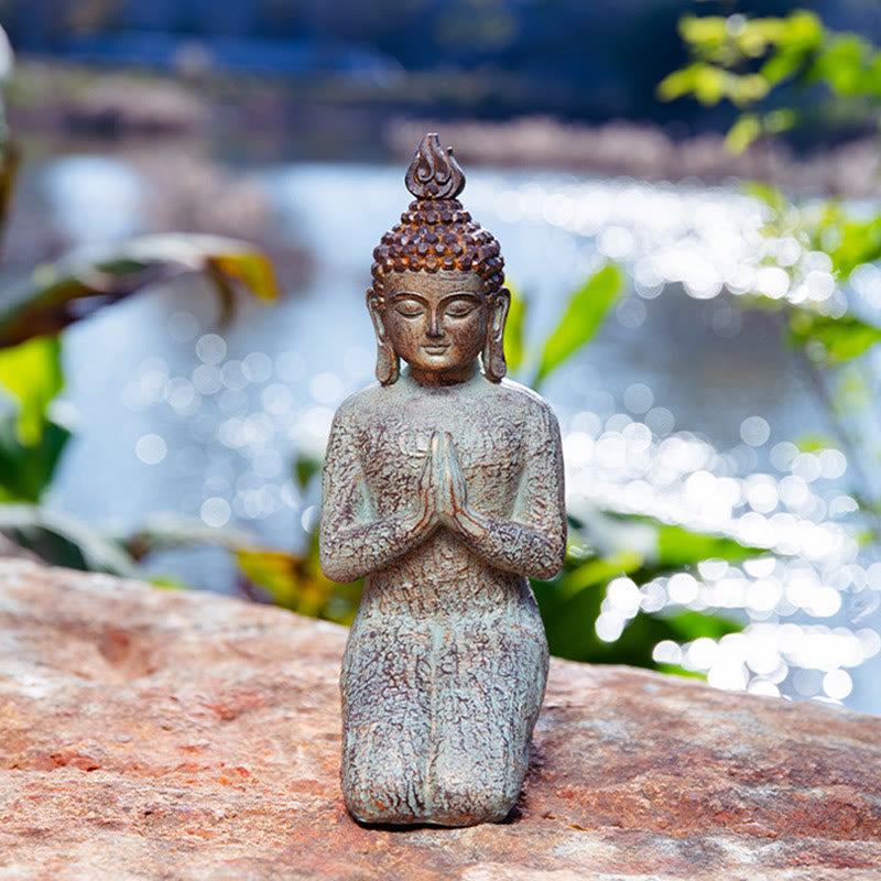 Nimara Ritual Meditating Zen Buddha Serenity Resin Statue Figurine Home Decoration