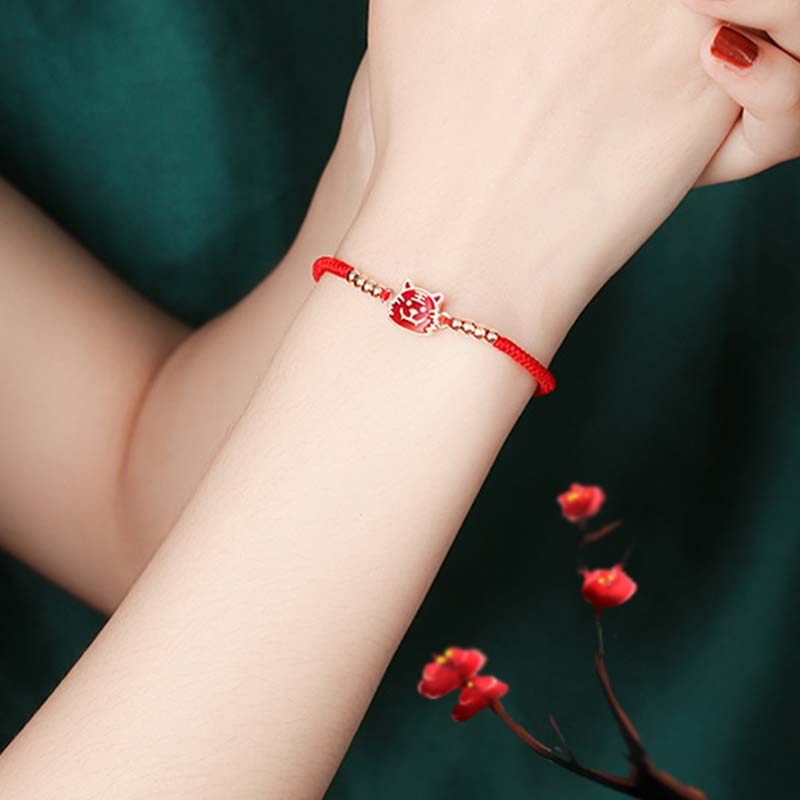 Nimara Ritual 12 Chinese Zodiac Lucky Red String Bracelet