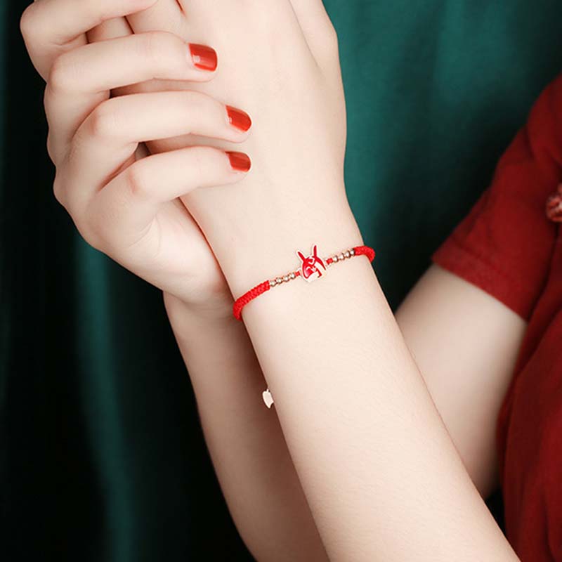 Nimara Ritual 12 Chinese Zodiac Lucky Red String Bracelet
