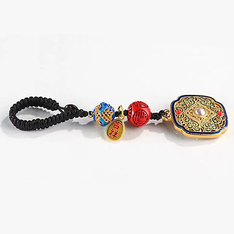 Nimara Ritual Fu Character Blessing Ruyi Charm Key Chain