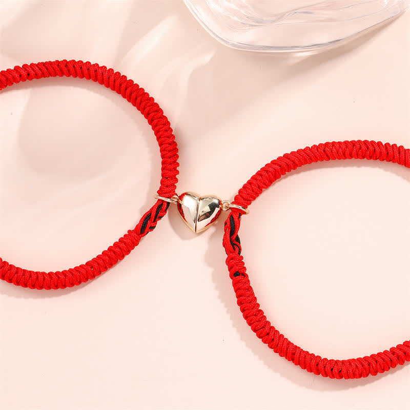 Nimara Ritual 2Pcs Tibetan Luck Chinese Knot Protection String Bracelet