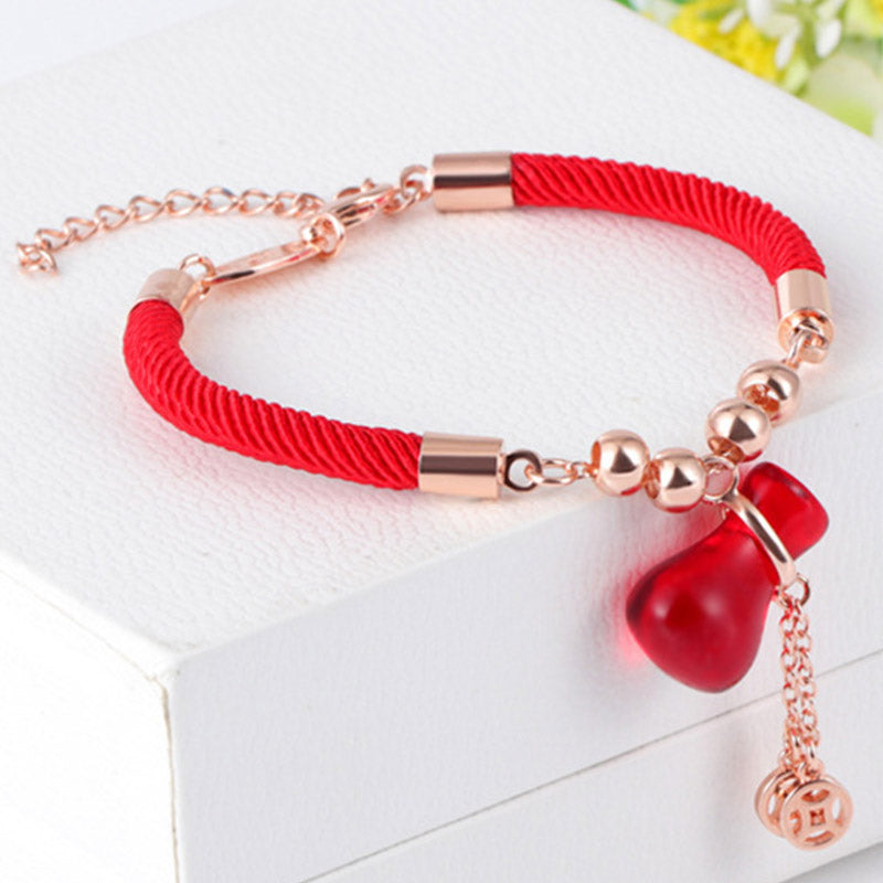 Nimara Ritual Wealth Attractor Red Agate Red Rope Bracelet
