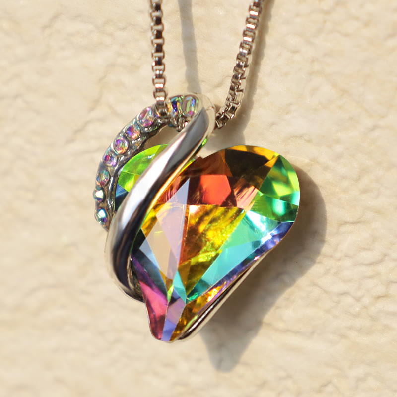 Nimara Ritual Love Heart Birthstone Healing Energy Necklace Pendant