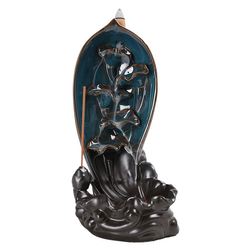 Nimara Ritual Waterfall Incense Burner Backflow Incense Holder