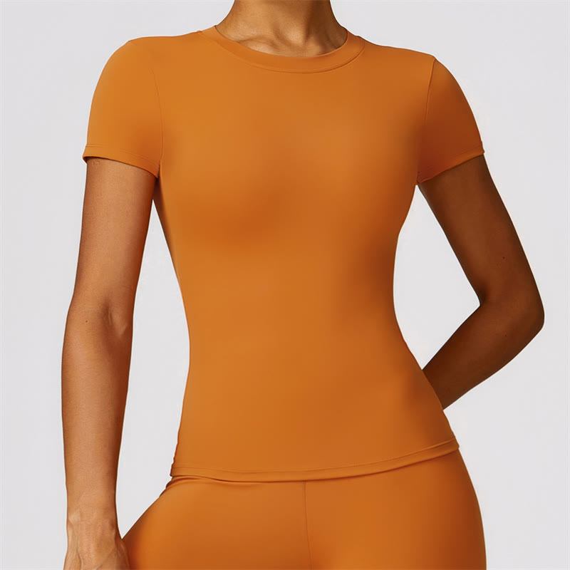 Nimara Ritual Women Short Sleeve T-Shirt Top High Waist Leggings Pants For Sports Yoga
