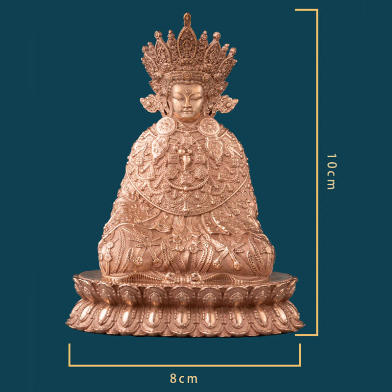 Nimara Ritual Shakyamuni Figurine Compassion Handmade Copper Statue Decoration
