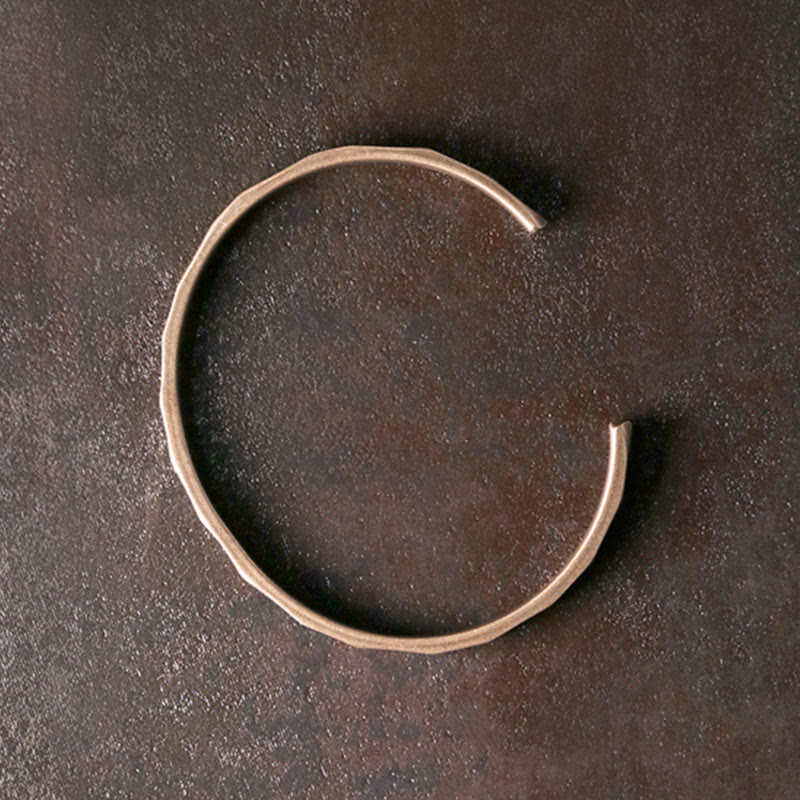 Nimara Ritual Vintage Rustic Design Copper Wealth Adjustable Cuff Bracelet