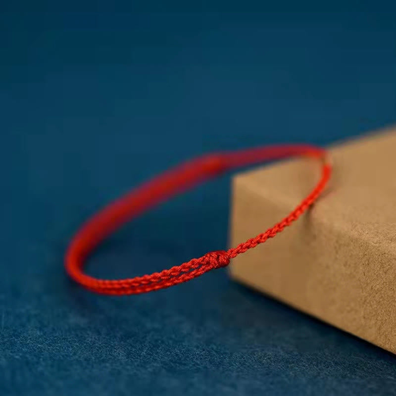 Nimara Ritual "Blessings for Clear Connections" 925 Sterling Silver Lucky Golden Bead String Bracelet Anklet Includes Gift Message Card