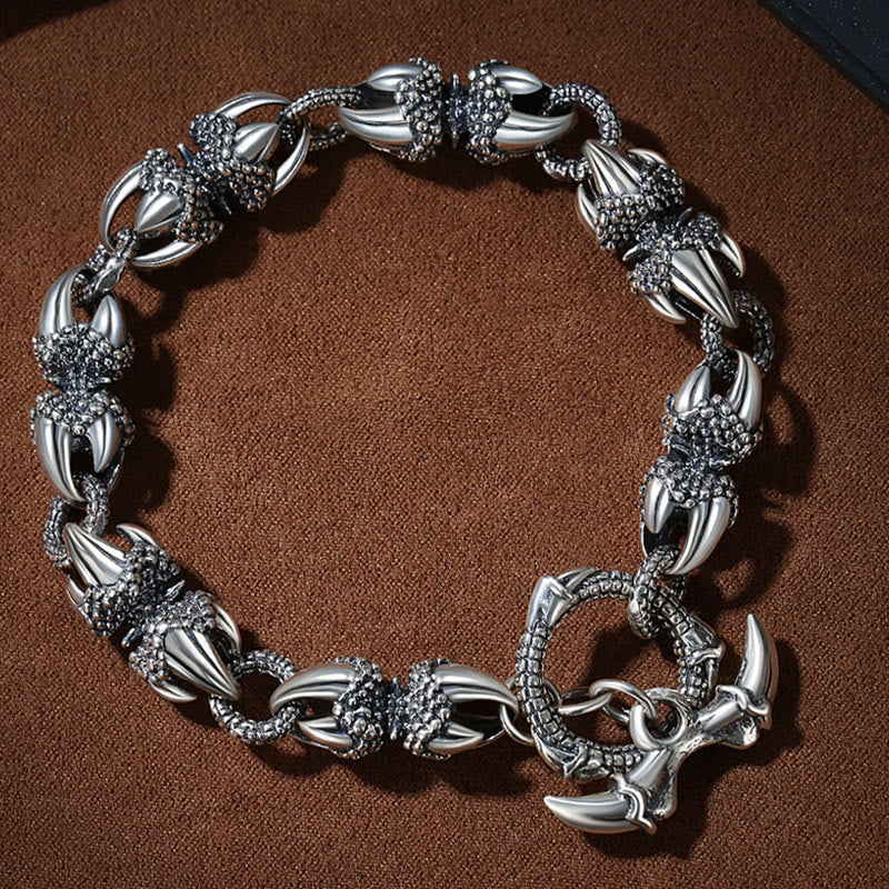Nimara Ritual Dragon Claw Engraved Strength Protection Bracelet
