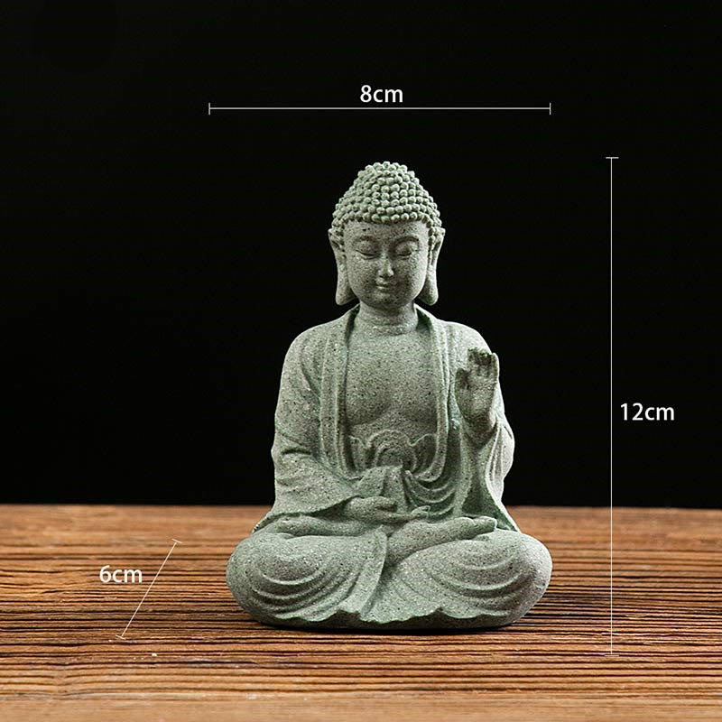 Nimara Ritual Tibetan Meditation Contemplation Buddha Serenity Compassion Statue Figurine Decoration