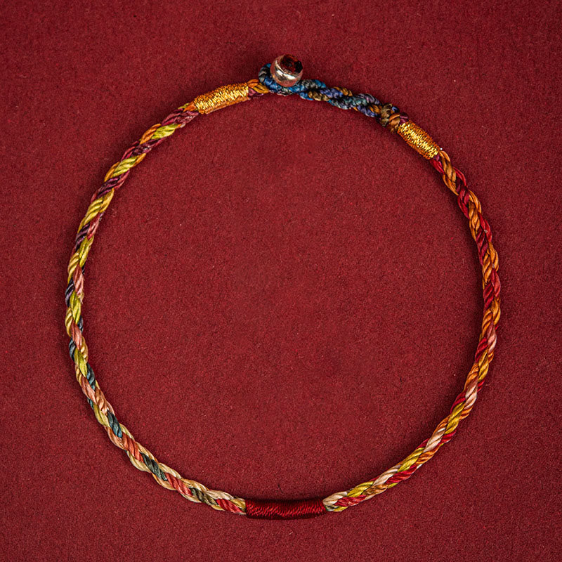 Nimara Ritual Handmade Five Color Thread Luck Couple Child Adult Bracelet